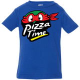 T-Shirts Royal / 6 Months Pizza Time Infant Premium T-Shirt