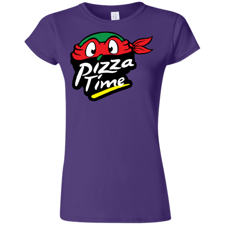 T-Shirts Purple / S Pizza Time Junior Slimmer-Fit T-Shirt
