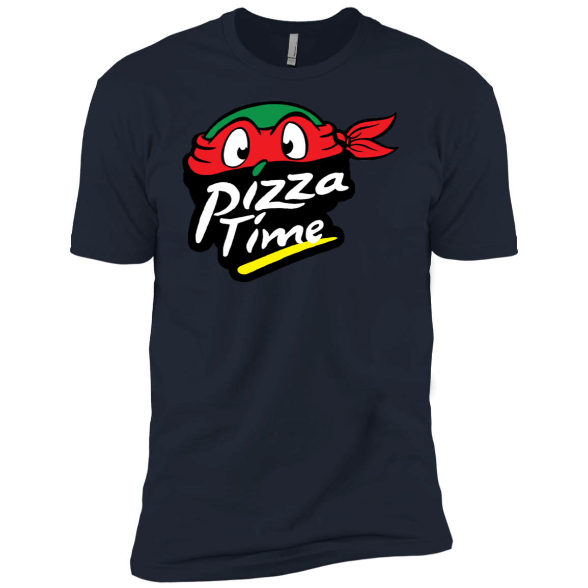 T-Shirts Midnight Navy / X-Small Pizza Time Men's Premium T-Shirt