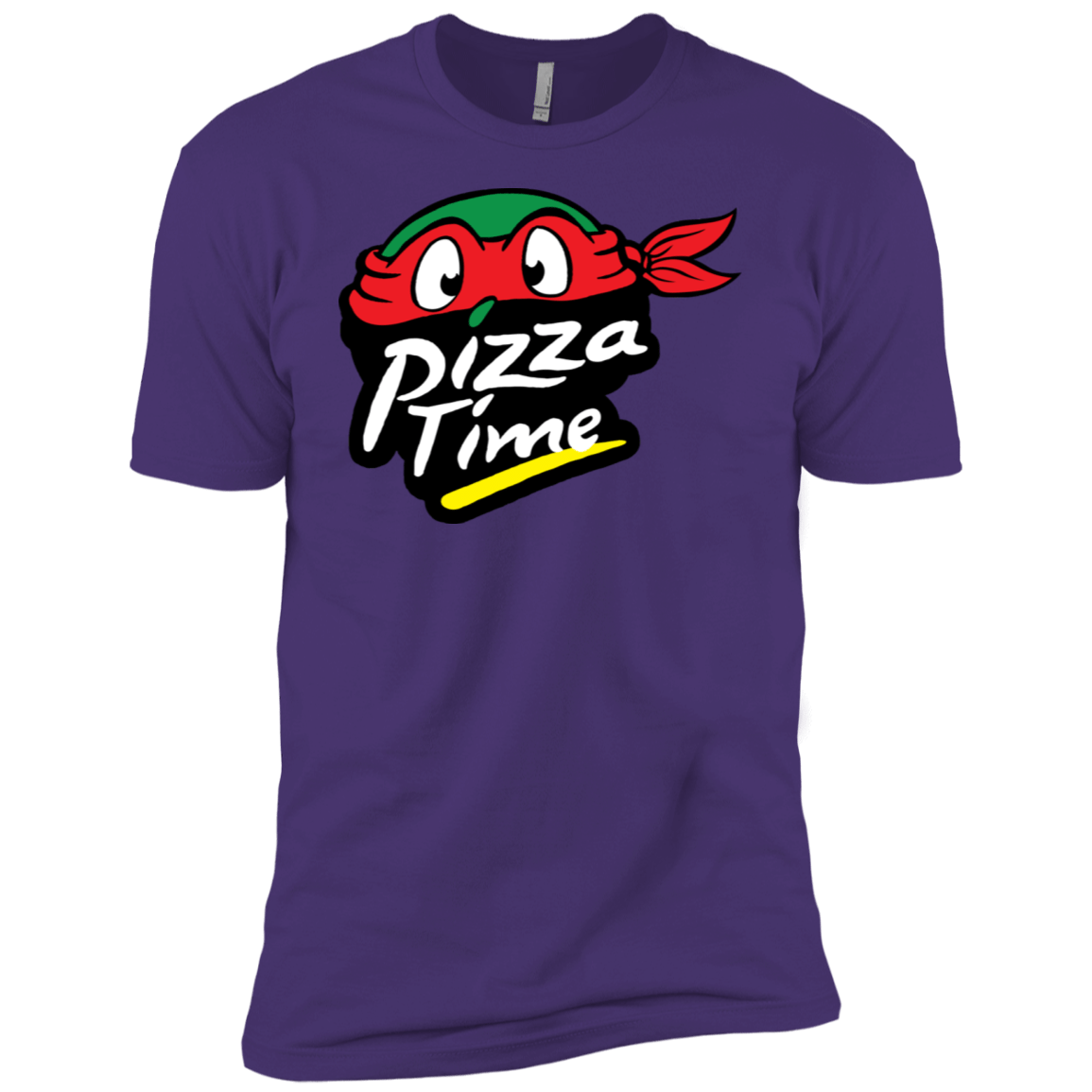 T-Shirts Purple Rush/ / X-Small Pizza Time Men's Premium T-Shirt