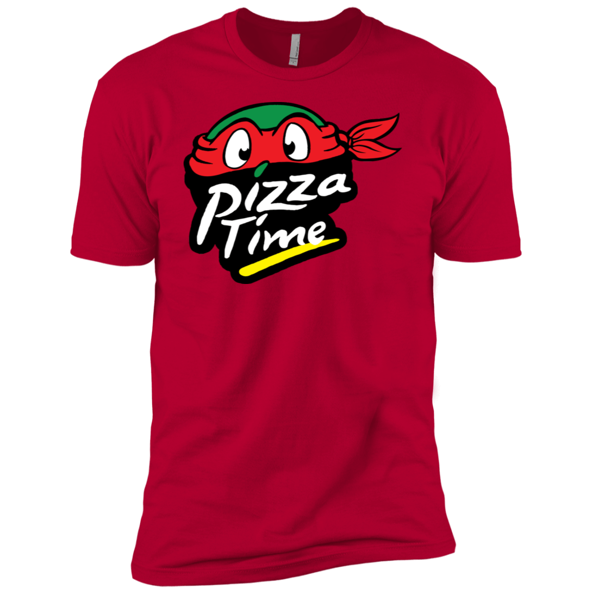 T-Shirts Red / X-Small Pizza Time Men's Premium T-Shirt