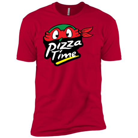 T-Shirts Red / X-Small Pizza Time Men's Premium T-Shirt