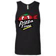 T-Shirts Black / S Pizza Time Men's Premium Tank Top