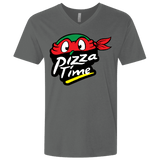 T-Shirts Heavy Metal / X-Small Pizza Time Men's Premium V-Neck