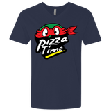 T-Shirts Midnight Navy / X-Small Pizza Time Men's Premium V-Neck