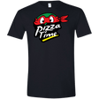 T-Shirts Black / X-Small Pizza Time Men's Semi-Fitted Softstyle