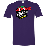 T-Shirts Purple / S Pizza Time Men's Semi-Fitted Softstyle