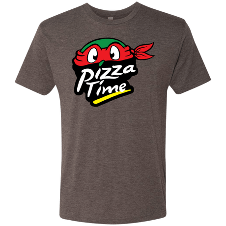 T-Shirts Macchiato / S Pizza Time Men's Triblend T-Shirt