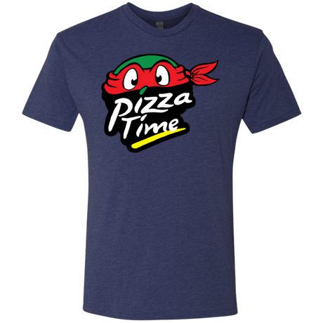 T-Shirts Vintage Navy / S Pizza Time Men's Triblend T-Shirt