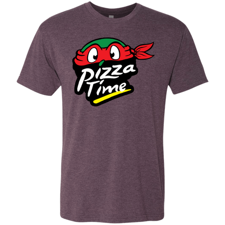 T-Shirts Vintage Purple / S Pizza Time Men's Triblend T-Shirt