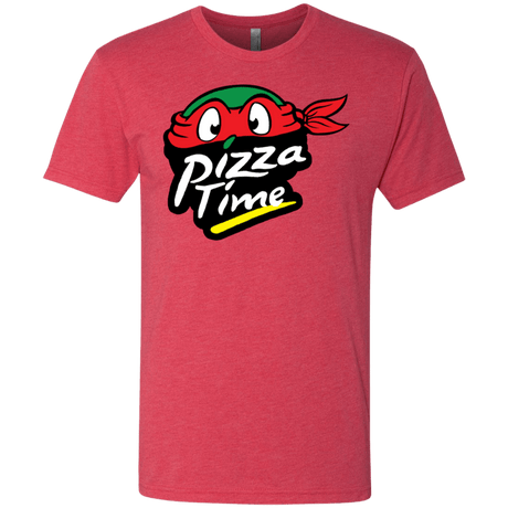 T-Shirts Vintage Red / S Pizza Time Men's Triblend T-Shirt