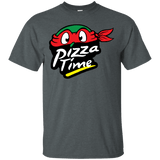 T-Shirts Dark Heather / S Pizza Time T-Shirt