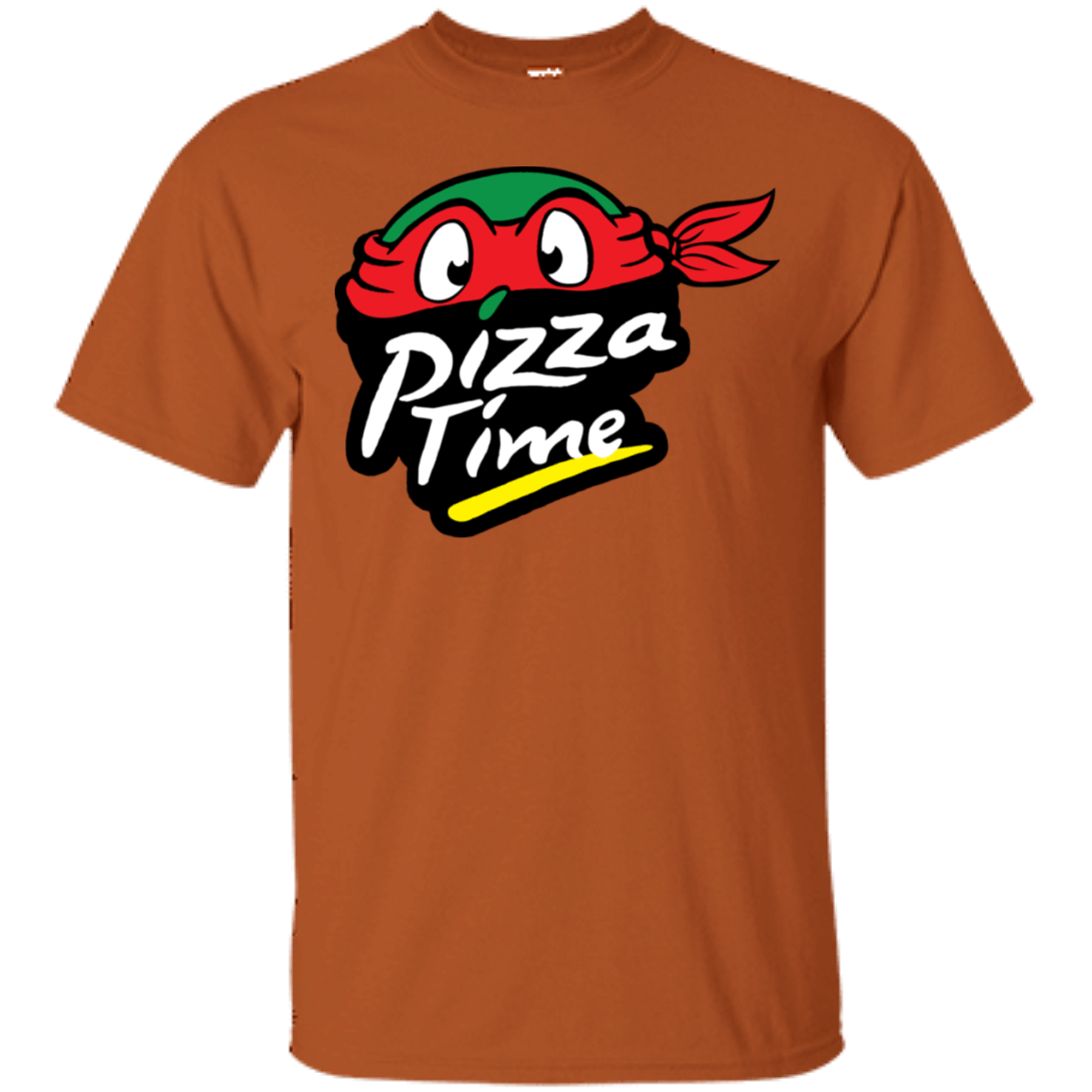 T-Shirts Texas Orange / S Pizza Time T-Shirt