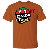 T-Shirts Texas Orange / S Pizza Time T-Shirt