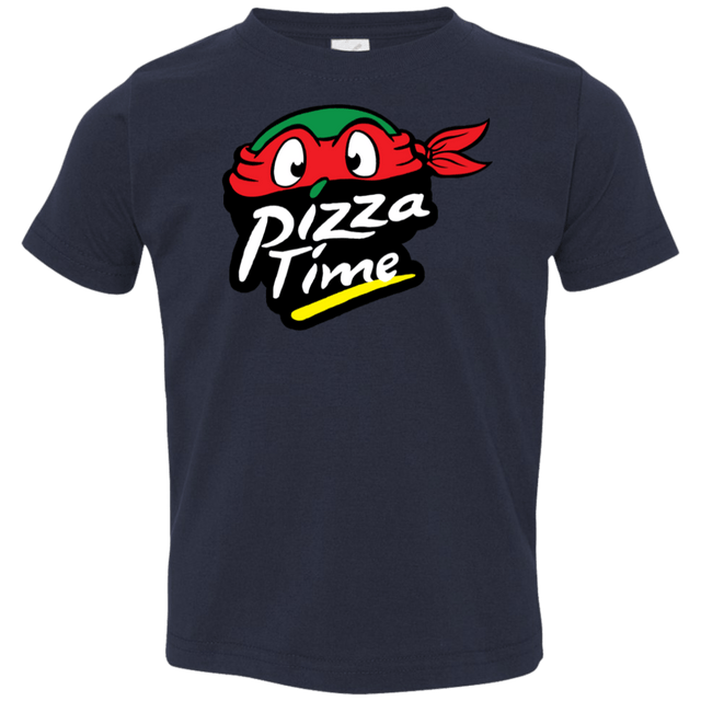 T-Shirts Navy / 2T Pizza Time Toddler Premium T-Shirt