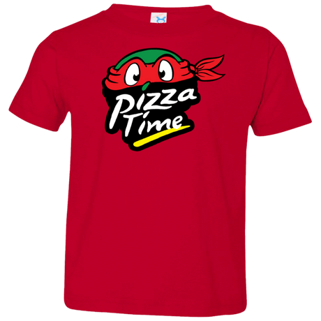 T-Shirts Red / 2T Pizza Time Toddler Premium T-Shirt