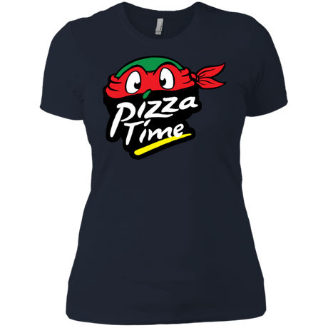 T-Shirts Midnight Navy / X-Small Pizza Time Women's Premium T-Shirt