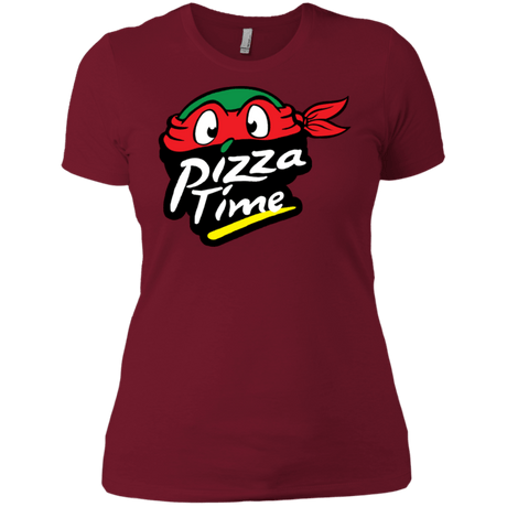 T-Shirts Scarlet / X-Small Pizza Time Women's Premium T-Shirt