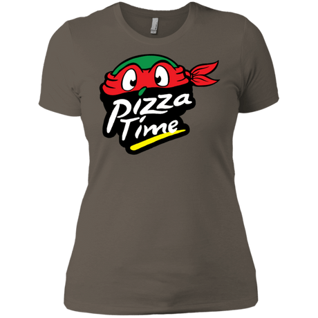 T-Shirts Warm Grey / X-Small Pizza Time Women's Premium T-Shirt