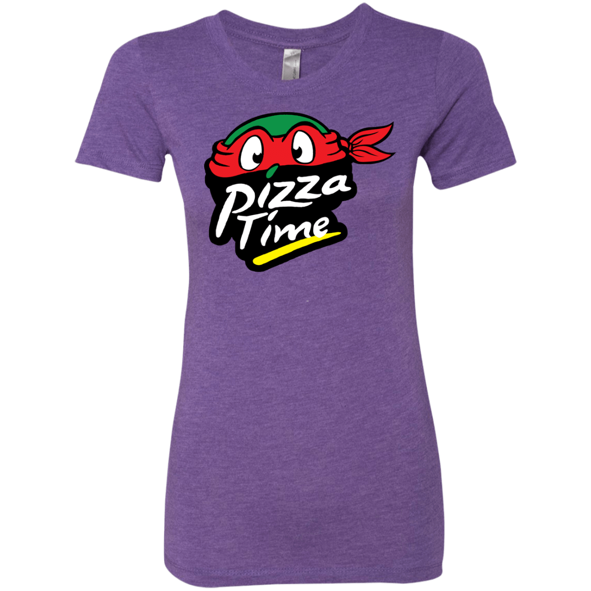 T-Shirts Purple Rush / S Pizza Time Women's Triblend T-Shirt