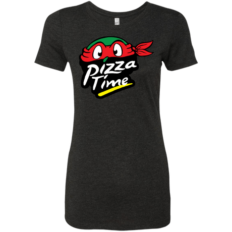 T-Shirts Vintage Black / S Pizza Time Women's Triblend T-Shirt