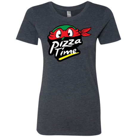 T-Shirts Vintage Navy / S Pizza Time Women's Triblend T-Shirt