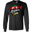 T-Shirts Black / YS Pizza Time Youth Long Sleeve T-Shirt