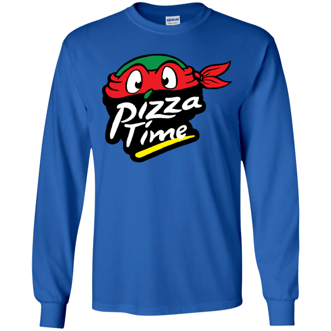 T-Shirts Royal / YS Pizza Time Youth Long Sleeve T-Shirt