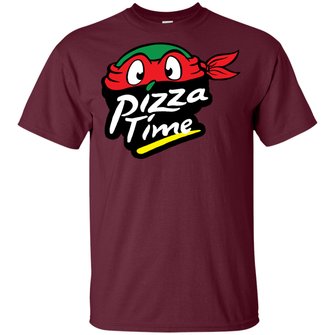 T-Shirts Maroon / YXS Pizza Time Youth T-Shirt