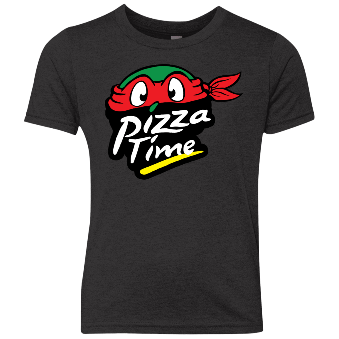 T-Shirts Vintage Black / YXS Pizza Time Youth Triblend T-Shirt