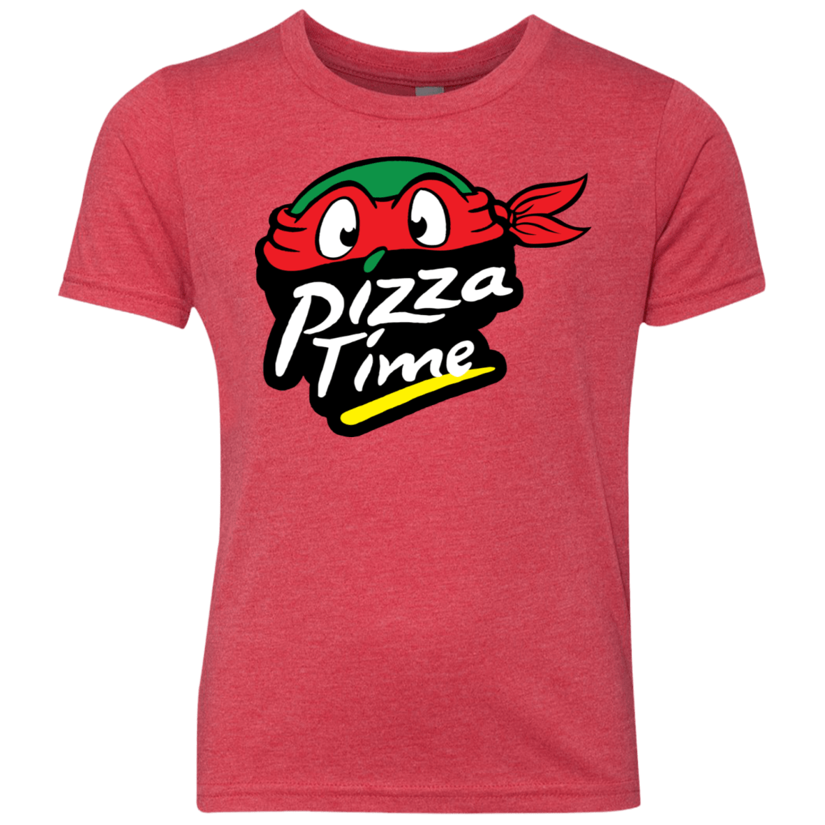 T-Shirts Vintage Red / YXS Pizza Time Youth Triblend T-Shirt