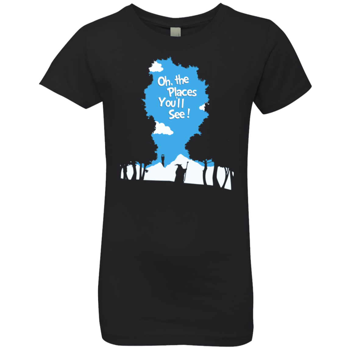 T-Shirts Black / YXS Places Youll See Girls Premium T-Shirt