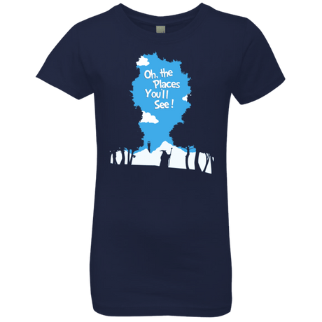 T-Shirts Midnight Navy / YXS Places Youll See Girls Premium T-Shirt