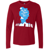 T-Shirts Cardinal / Small Places Youll See Men's Premium Long Sleeve