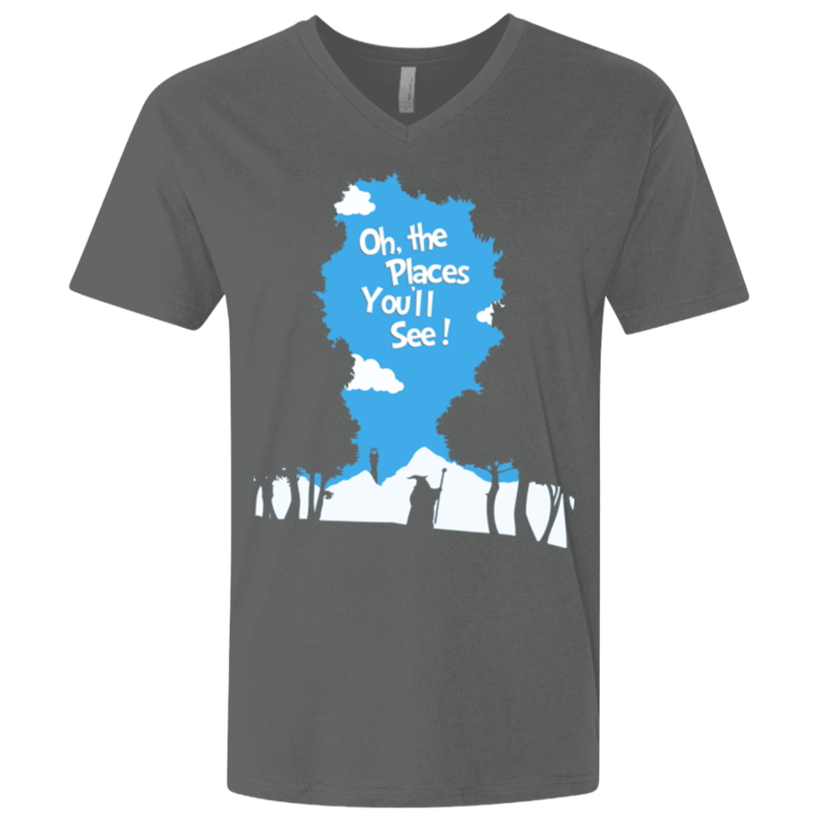 T-Shirts Heavy Metal / X-Small Places Youll See Men's Premium V-Neck