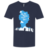 T-Shirts Midnight Navy / X-Small Places Youll See Men's Premium V-Neck