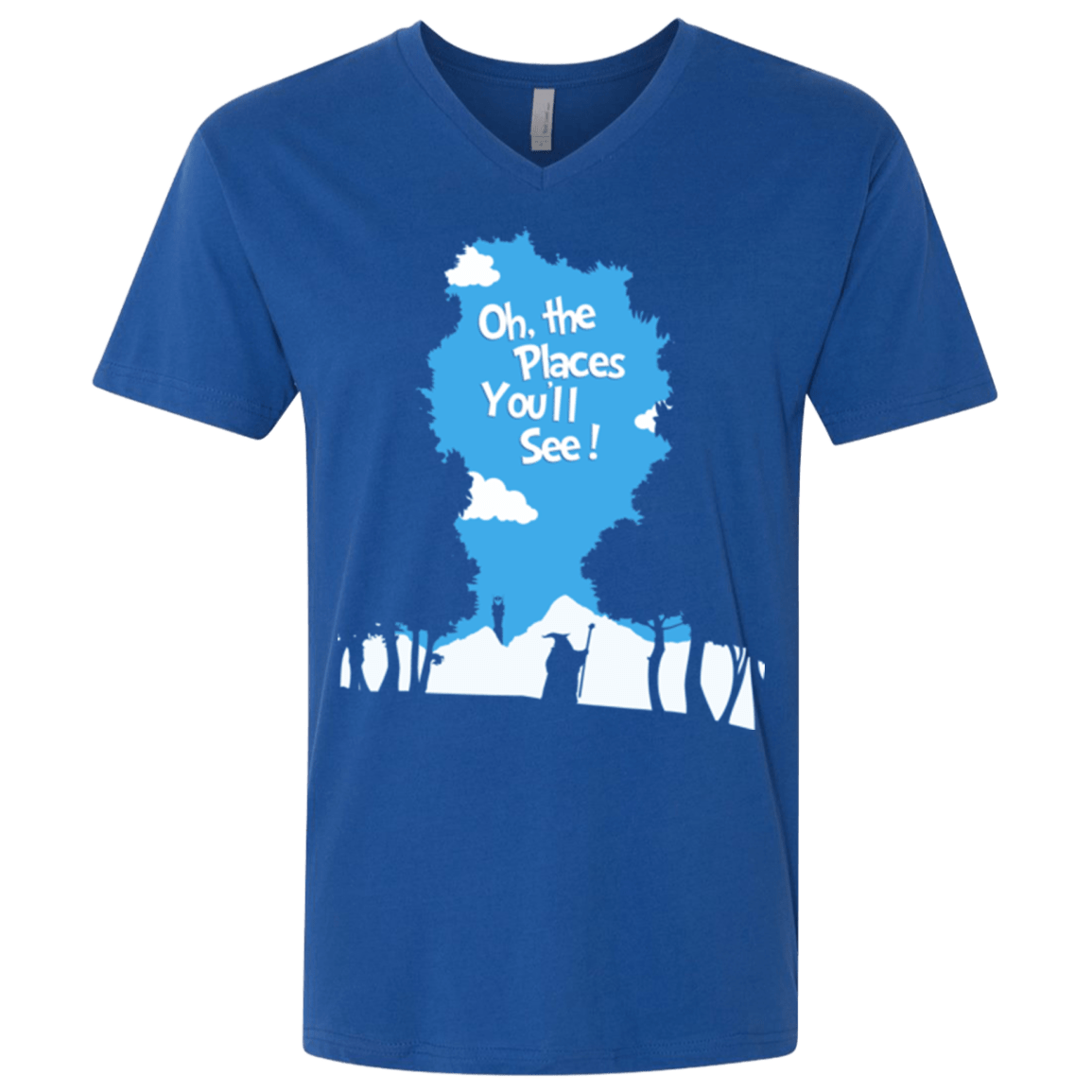 T-Shirts Royal / X-Small Places Youll See Men's Premium V-Neck