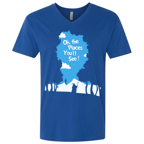 T-Shirts Royal / X-Small Places Youll See Men's Premium V-Neck