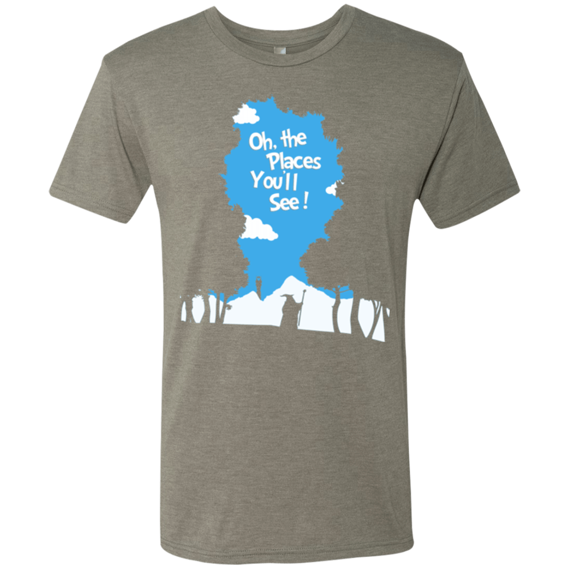 T-Shirts Venetian Grey / Small Places Youll See Men's Triblend T-Shirt