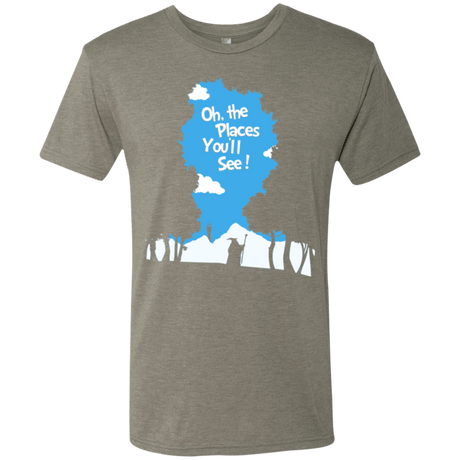 T-Shirts Venetian Grey / Small Places Youll See Men's Triblend T-Shirt