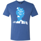 T-Shirts Vintage Royal / Small Places Youll See Men's Triblend T-Shirt