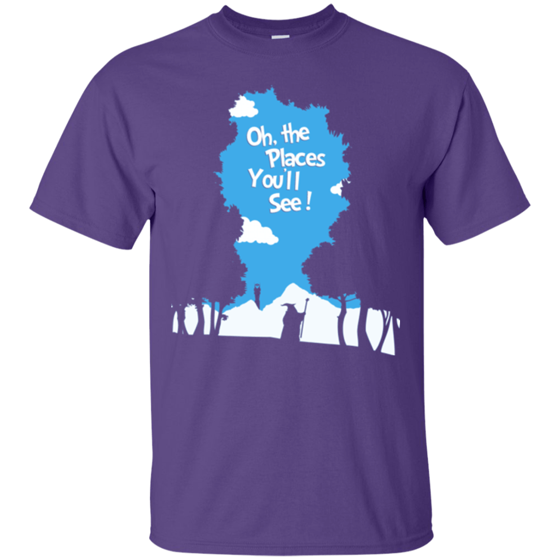 T-Shirts Purple / Small Places Youll See T-Shirt