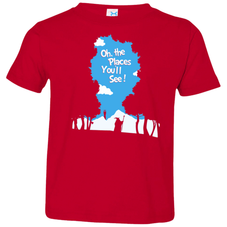 T-Shirts Red / 2T Places Youll See Toddler Premium T-Shirt