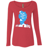 T-Shirts Vintage Red / Small Places Youll See Women's Triblend Long Sleeve Shirt