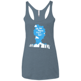 T-Shirts Indigo / X-Small Places Youll See Women's Triblend Racerback Tank