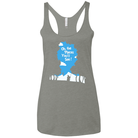 T-Shirts Venetian Grey / X-Small Places Youll See Women's Triblend Racerback Tank
