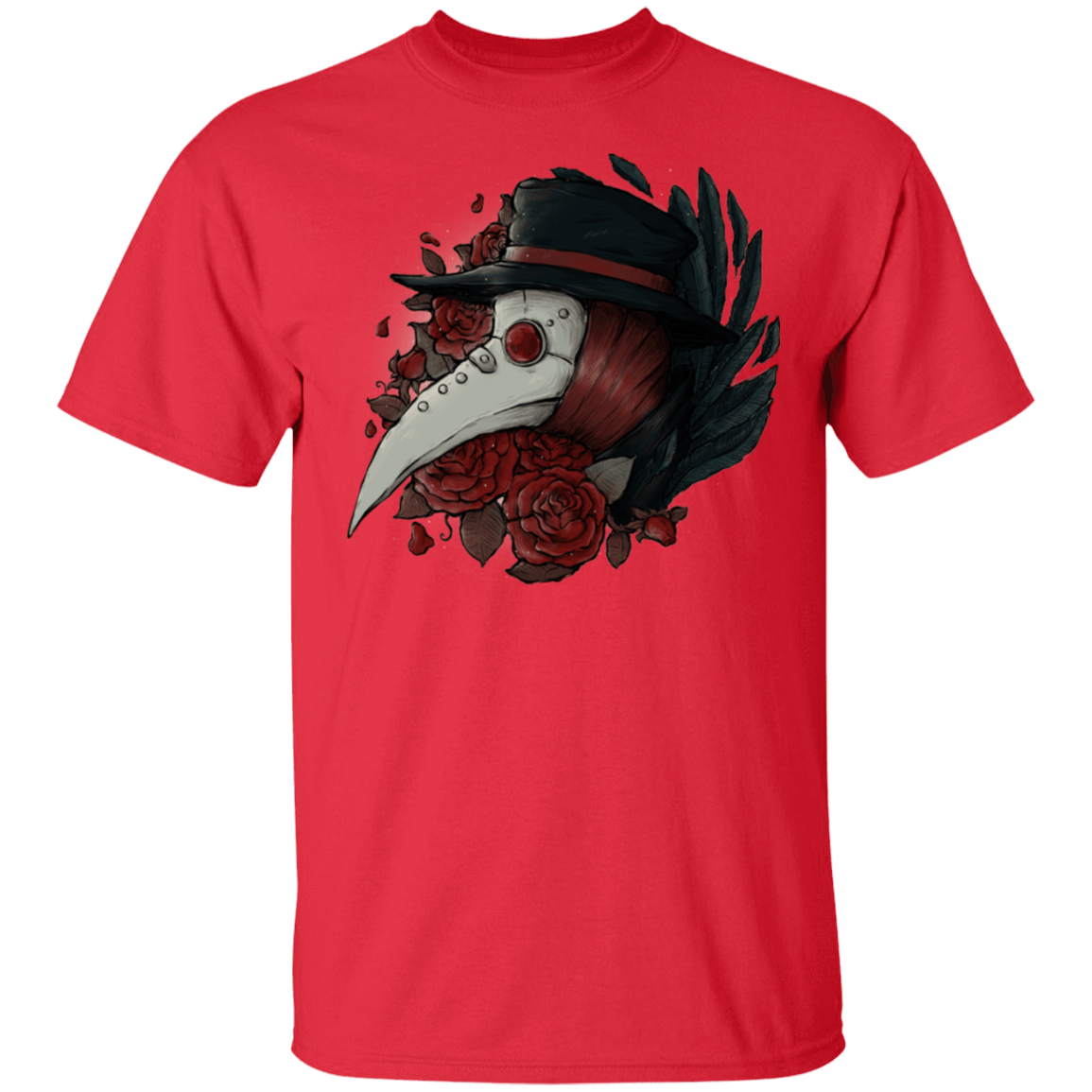 T-Shirts Red / S Plague Doctor T-Shirt