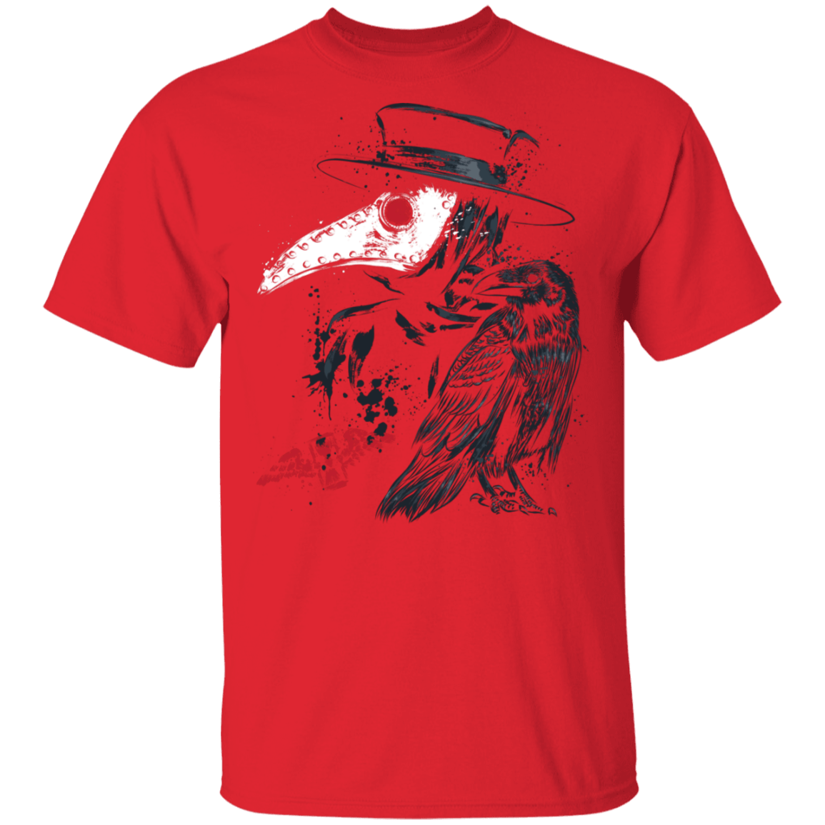 T-Shirts Red / S Plague Doctor T-Shirt