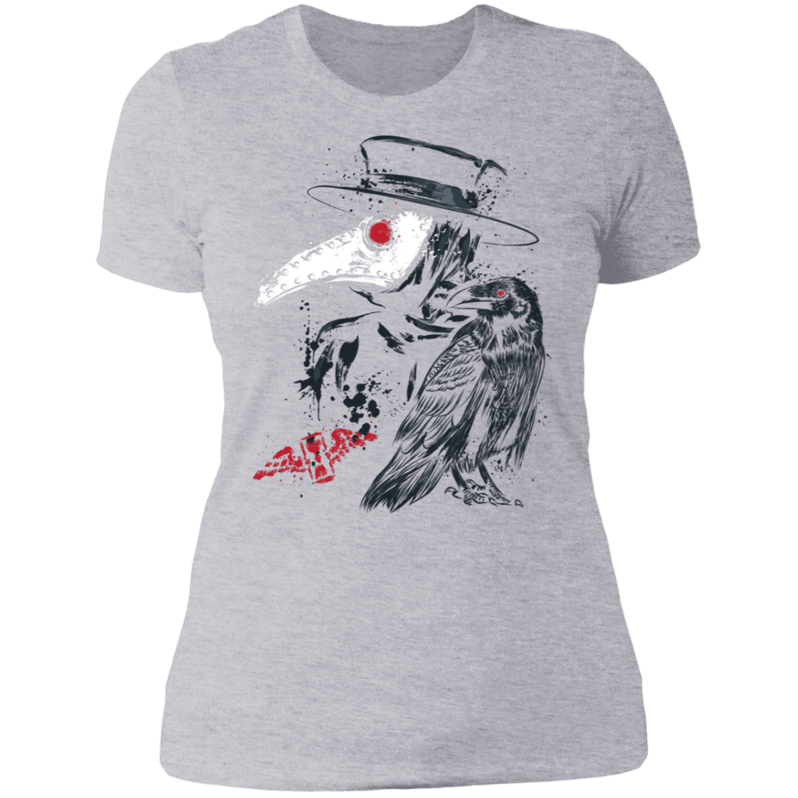 T-Shirts Heather Grey / S Plague Doctor Women's Premium T-Shirt