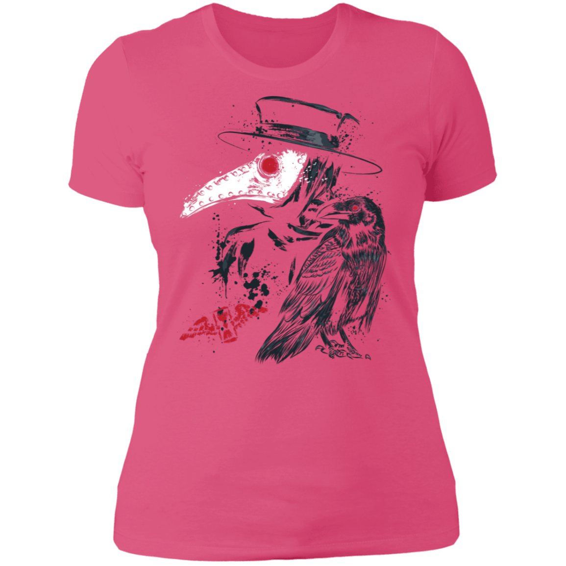 T-Shirts Hot Pink / S Plague Doctor Women's Premium T-Shirt